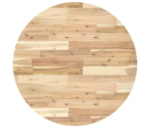 Ümmargune Lauaplaat, Ø80X2 cm Akaatsiapuit