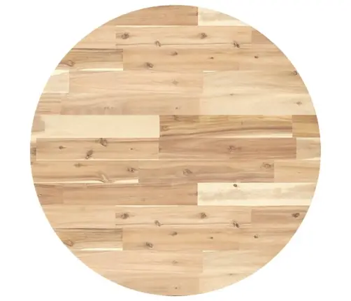 Galda Virsma, Ø70X4 Cm, Apaļa, Akācijas Masīvkoks Vidaxl