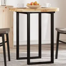 Ümmargune Lauaplaat, Ø70X4 cm Akaatsiapuit