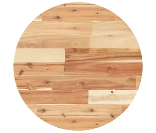 Galda Virsma, Ø50X2 Cm, Apaļa, Akācijas Masīvkoks Vidaxl