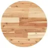 Galda Virsma, Ø50X2 Cm, Apaļa, Akācijas Masīvkoks Vidaxl