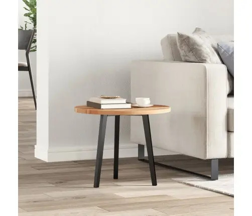 Galda Virsma, Ø50X2 Cm, Apaļa, Akācijas Masīvkoks Vidaxl