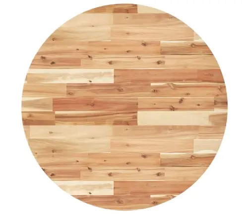 Ümmargune Lauaplaat, Ø80X2 cm Akaatsiapuit