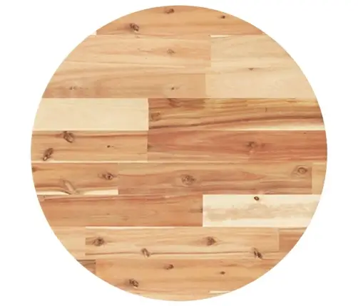 Ümmargune Lauaplaat, Ø50X4 cm Akaatsiapuit