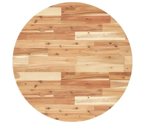 Galda Virsma, Ø80X4 Cm, Apaļa, Akācijas Masīvkoks Vidaxl