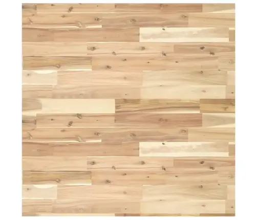 Galda Virsma, 80X80X2 Cm, Kvadrāta Forma, Akācijas Masīvkoks Vidaxl