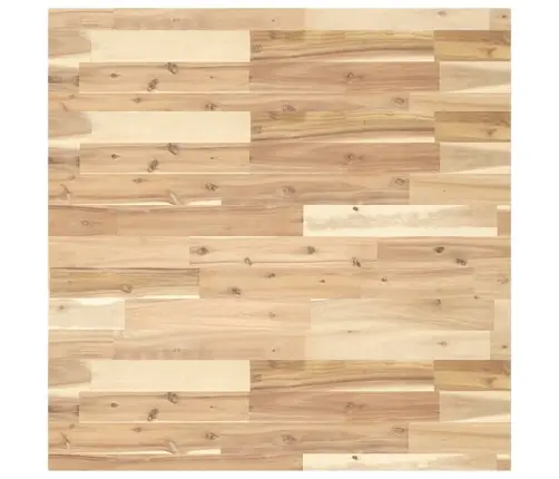 Stalviršis, 80X80X4cm Akacijos Medienos Masyvas, Kvadratinis