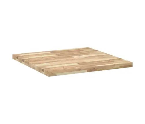 Stalviršis, 80X80X4cm Akacijos Medienos Masyvas, Kvadratinis