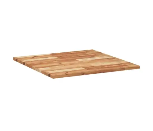 Stalviršis, 70X70X2cm Akacijos Medienos Masyvas, Kvadratinis