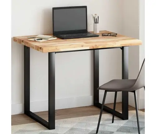 Galda Virsma, 100X80X4 Cm, Taisnstūra, Akācijas Masīvkoks Vidaxl