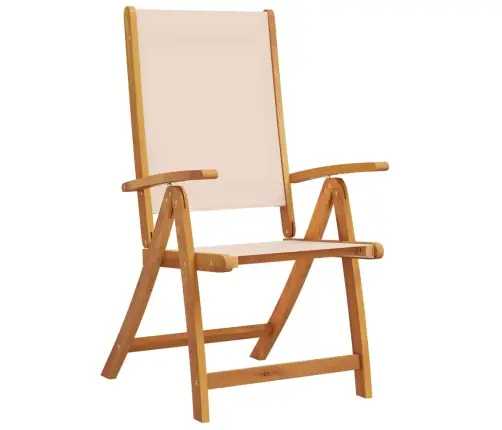 Sulankstomos Sodo Kėdės, 2Vnt., Akacijos Masyvas Ir Tekstilenas