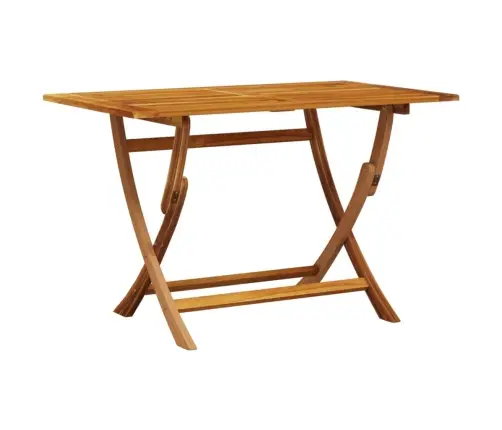 5-Osaline Aiamööblikomplekt, Lehemustriga, Kangas/Täispuit