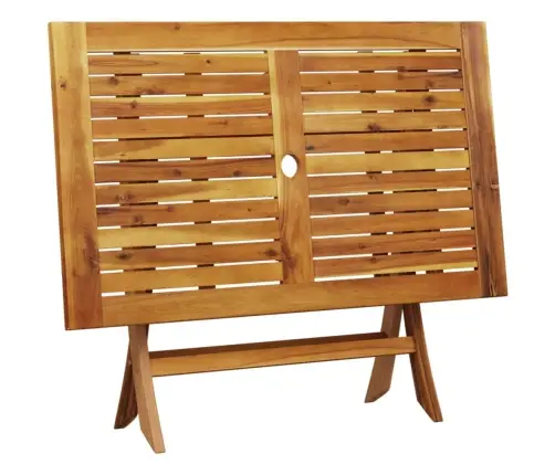 5-Daļīgs Dārza Mēbeļu Komplekts, Zils Un Balts, Audums Un Koks Vidaxl