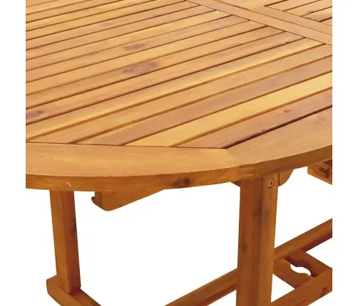 7-Daļīgs Dārza Mēbeļu Komplekts, Bēšs, Polipropilēns, Masīvkoks Vidaxl