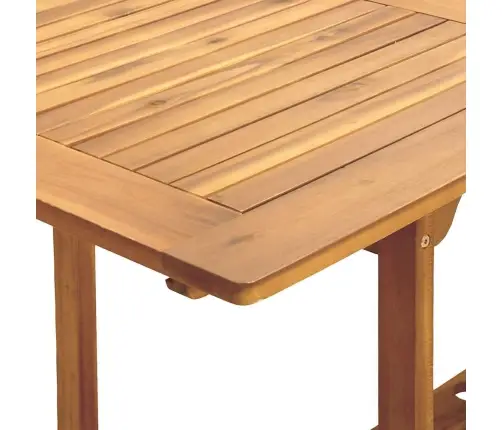 7-Osaline Aiamööbli Komplekt, Must, Polüpropüleenist/Täispuit