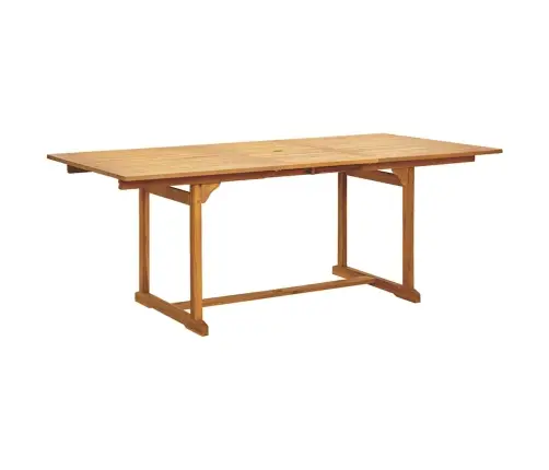 7-Daļīgs Dārza Mēbeļu Komplekts, Bēšs, Polipropilēns, Masīvkoks Vidaxl