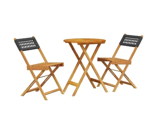 3-Osaline Bistrookomplekt, Polürotang Ja Täispuit