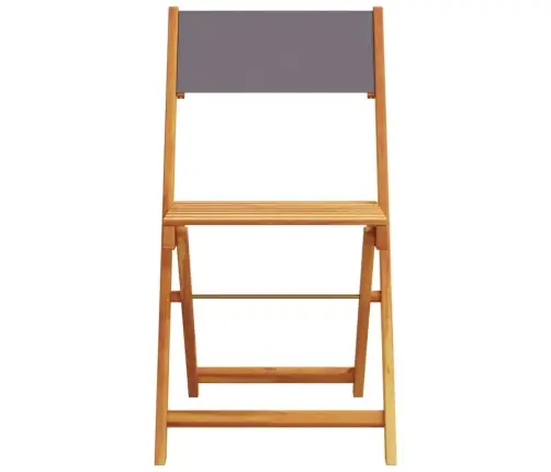 3-Daļīgs Bistro Mēbeļu Komplekts, Antracītpelēks, Audums, Koks Vidaxl