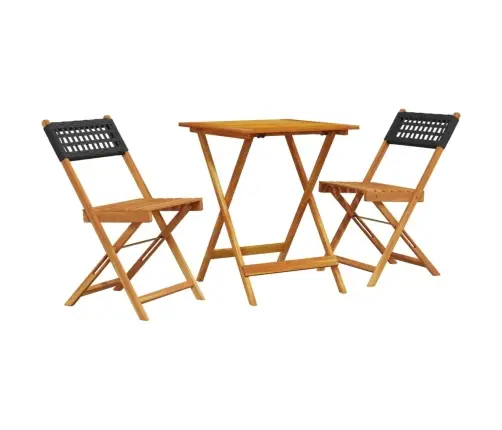 3-Osaline Bistrookomplekt, Polürotang Ja Täispuit