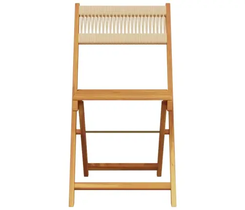 Bistro Baldų Komplektas, 3 Dalių, Smėlio, Pp Ir Mediena