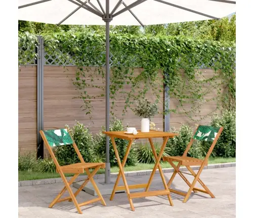 3-Osaline Bistrookomplekt, Lehemustriga, Kangas Ja Täispuit