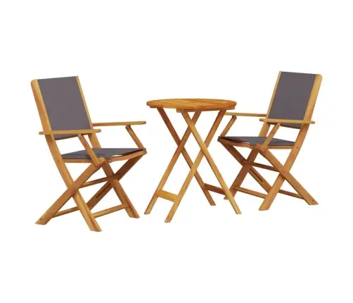 3-Osaline Bistrookomplekt, Antratsiithall, Kangas Ja Täispuit