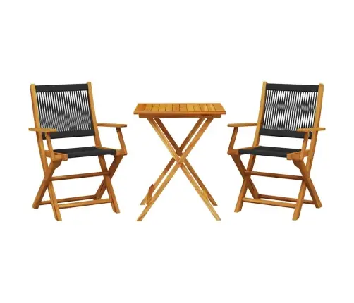 3-Osaline Bistrookomplekt, Polüpropüleenist Ja Täispuit