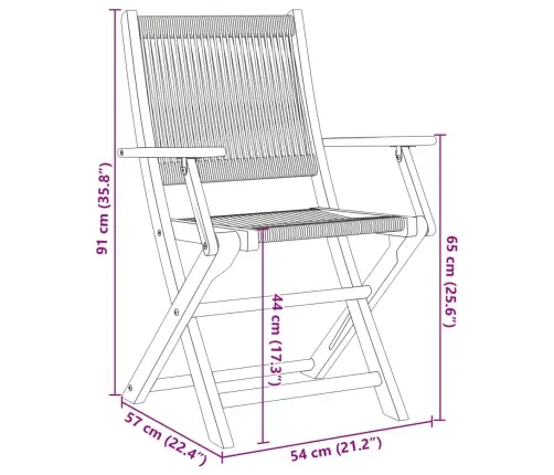 3-Osaline Bistrookomplekt, Polüpropüleenist Ja Täispuit