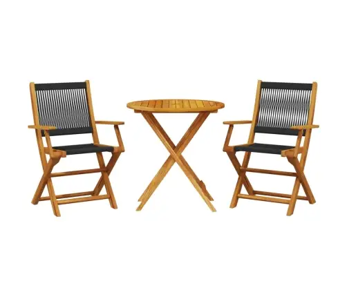 3-Osaline Bistrookomplekt, Polüpropüleenist Ja Täispuit