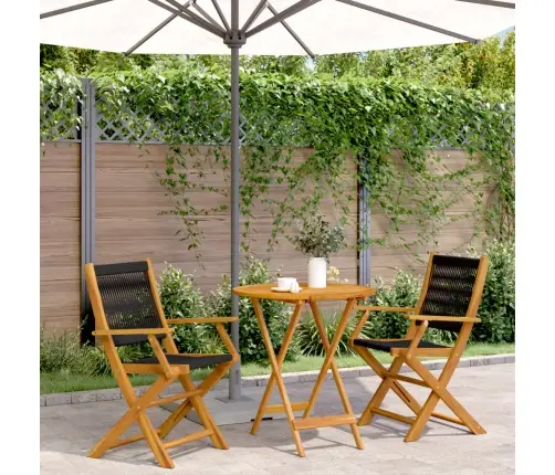 3-Osaline Bistrookomplekt, Polüpropüleenist Ja Täispuit