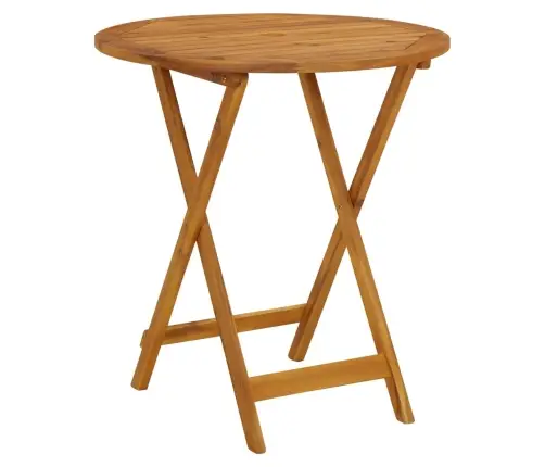 3-Daļīgs Bistro Mēbeļu Komplekts, Krēmbalts, Audums, Masīvkoks Vidaxl