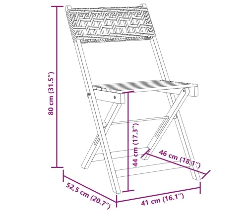 Bistro Baldų Komplektas, 3 Dalių, Smėlio, Poliratanas/Mediena