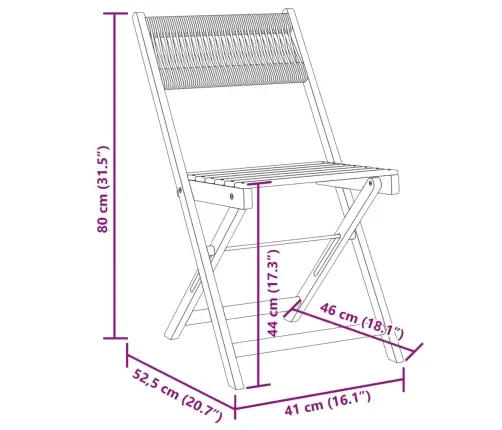 3-Osaline Bistrookomplekt, Polüpropüleenist Ja Täispuit