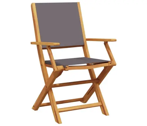 3-Daļīgs Bistro Mēbeļu Komplekts, Antracītpelēks, Audums, Koks Vidaxl