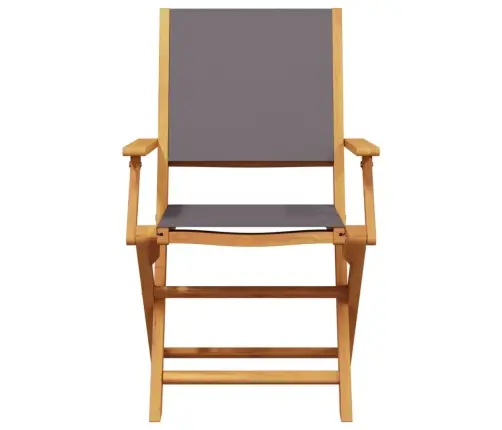 3-Daļīgs Bistro Mēbeļu Komplekts, Antracītpelēks, Audums, Koks Vidaxl