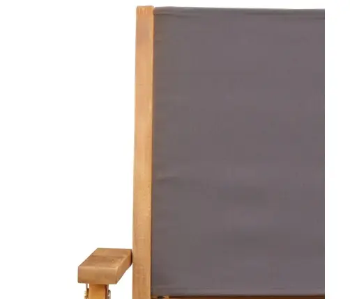 3-Daļīgs Bistro Mēbeļu Komplekts, Antracītpelēks, Audums, Koks Vidaxl