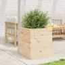 Dārza Puķu Kaste, 40X40X46 Cm, Priedes Masīvkoks Vidaxl