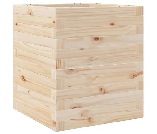 Dārza Puķu Kaste, 40X40X46 Cm, Priedes Masīvkoks Vidaxl