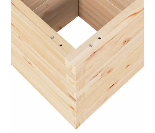 Dārza Puķu Kaste, 40X40X46 Cm, Priedes Masīvkoks Vidaxl