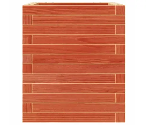 Dārza Puķu Kaste, Vaska Brūnas, 40X40X46 Cm Priedes Masīvkoks Vidaxl