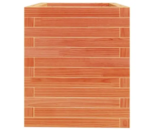 Dārza Puķu Kaste, Vaska Brūnas, 40X40X46 Cm Priedes Masīvkoks Vidaxl