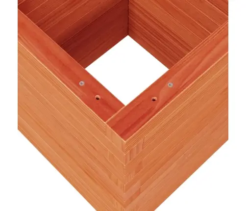 Dārza Puķu Kaste, Vaska Brūnas, 40X40X46 Cm Priedes Masīvkoks Vidaxl