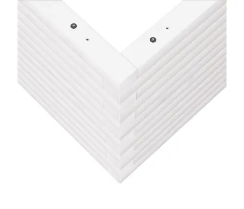 Dārza Puķu Kaste, Balta, 50X50X46 Cm, Priedes Masīvkoks Vidaxl