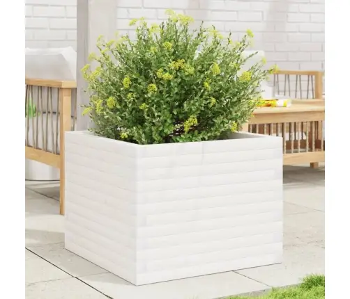 Aia Taimekast, Valge, 60 X 60 X 46 cm Männipuit