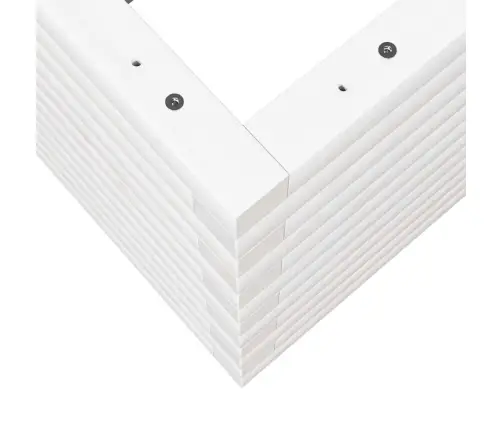 Aia Taimekast, Valge, 70X70X46 cm Männipuit