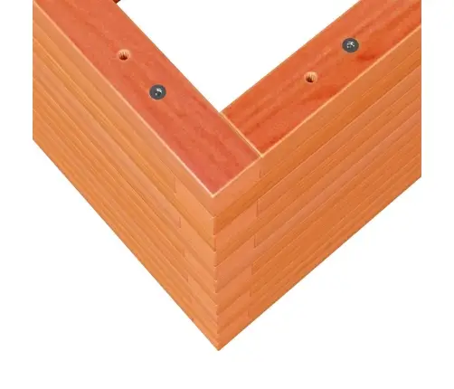 Dārza Puķu Kaste, Vaska Brūnas, 70X70X46 Cm Priedes Masīvkoks Vidaxl