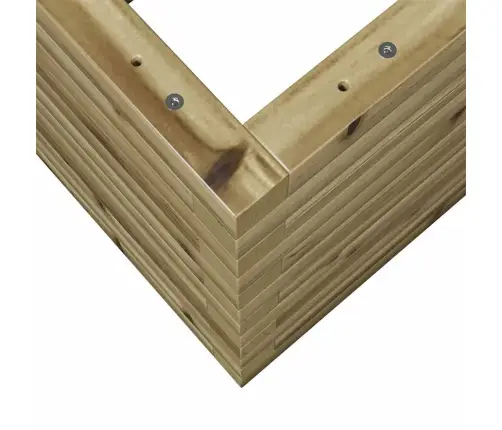 Dārza Puķu Kaste, 70X70X46 Cm, Impregnēts Priedes Koks Vidaxl