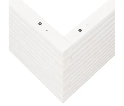 Dārza Puķu Kaste, Balta, 90X90X46 Cm, Priedes Masīvkoks Vidaxl