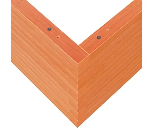 Dārza Puķu Kaste, Vaska Brūnas, 90X90X46 Cm, Priedes Masīvkoks Vidaxl