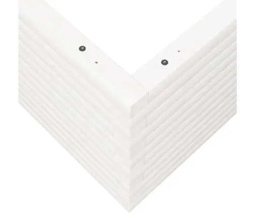 Dārza Puķu Kaste, Balta, 100X100X46 Cm, Priedes Masīvkoks Vidaxl